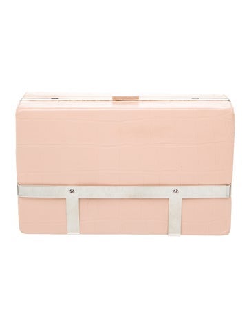 Alexander McQueen Embossed Leather Minaudière