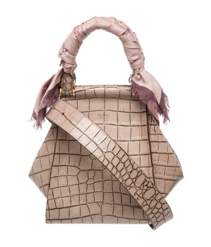 Max Mara Mara Leather Top Handle Bag