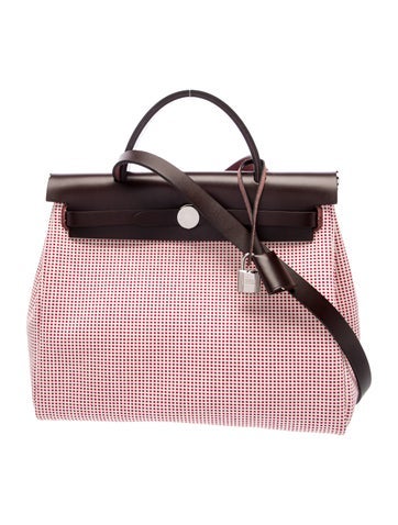 Hermes Toile & Vache Hunter Herbag Zip 31