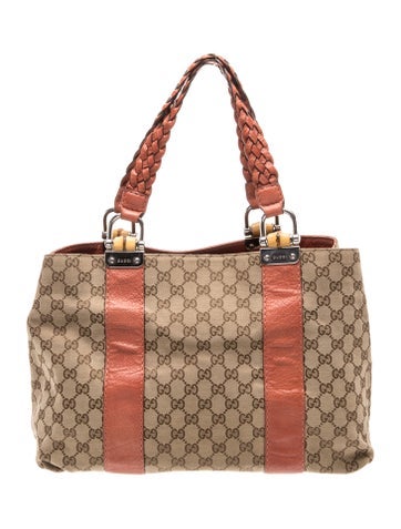Gucci GG Canvas Bamboo Bar Medium