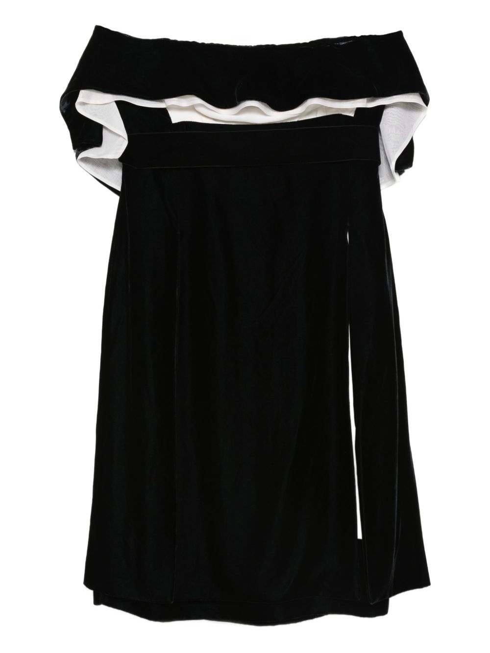 Valentino Garavani 2000s off-shoulder velvet dress