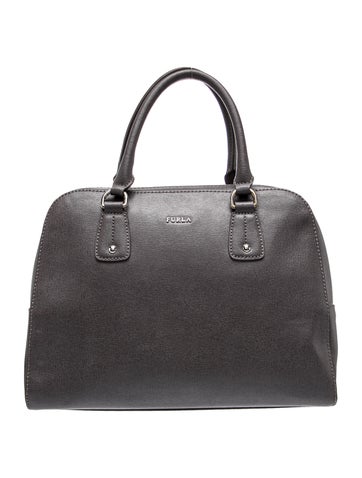 Leather Top Handle Bag Medium