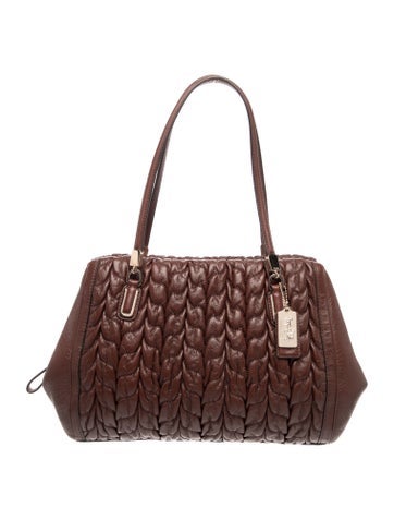 Leather Top Handle Bag