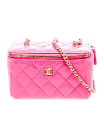 Patent Pearl Crush Vanity Case