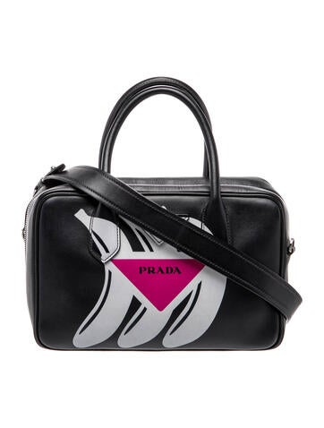 City Calf Leather Top Handle Bag