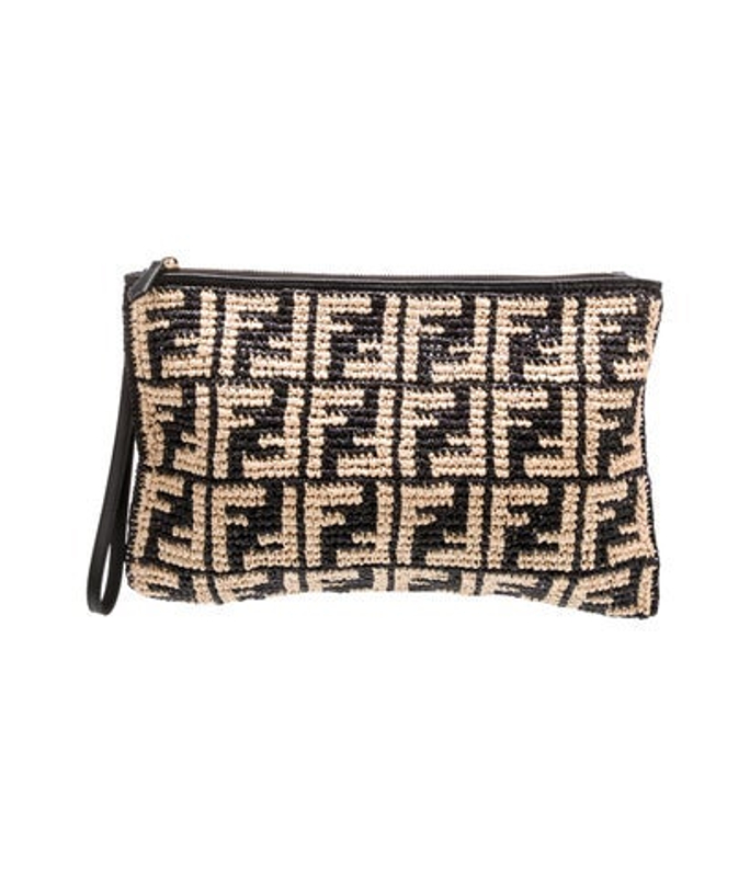 Fendi Zucca Ff Clutch