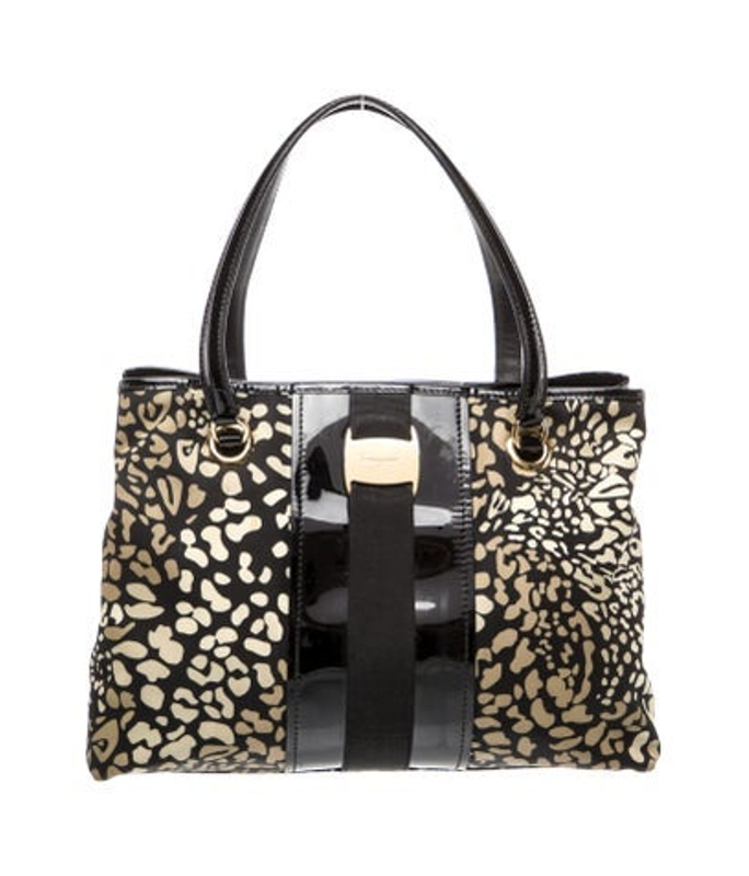 Salvatore Ferragamo Ferragamo Nylon Top Handle Bag