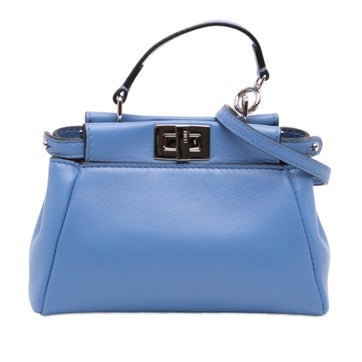Leather Micro Nappa Peekaboo Iconic Satchel