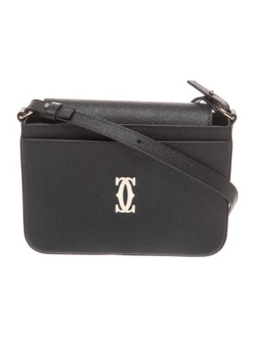Cartier Leather C de East-West Shoulder Bag