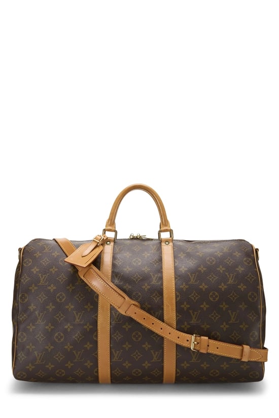 Monogram Canvas Keepall Bandouliere 50
