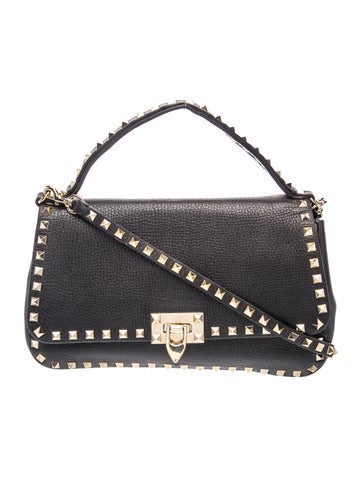 Rockstud Top Handle Bag