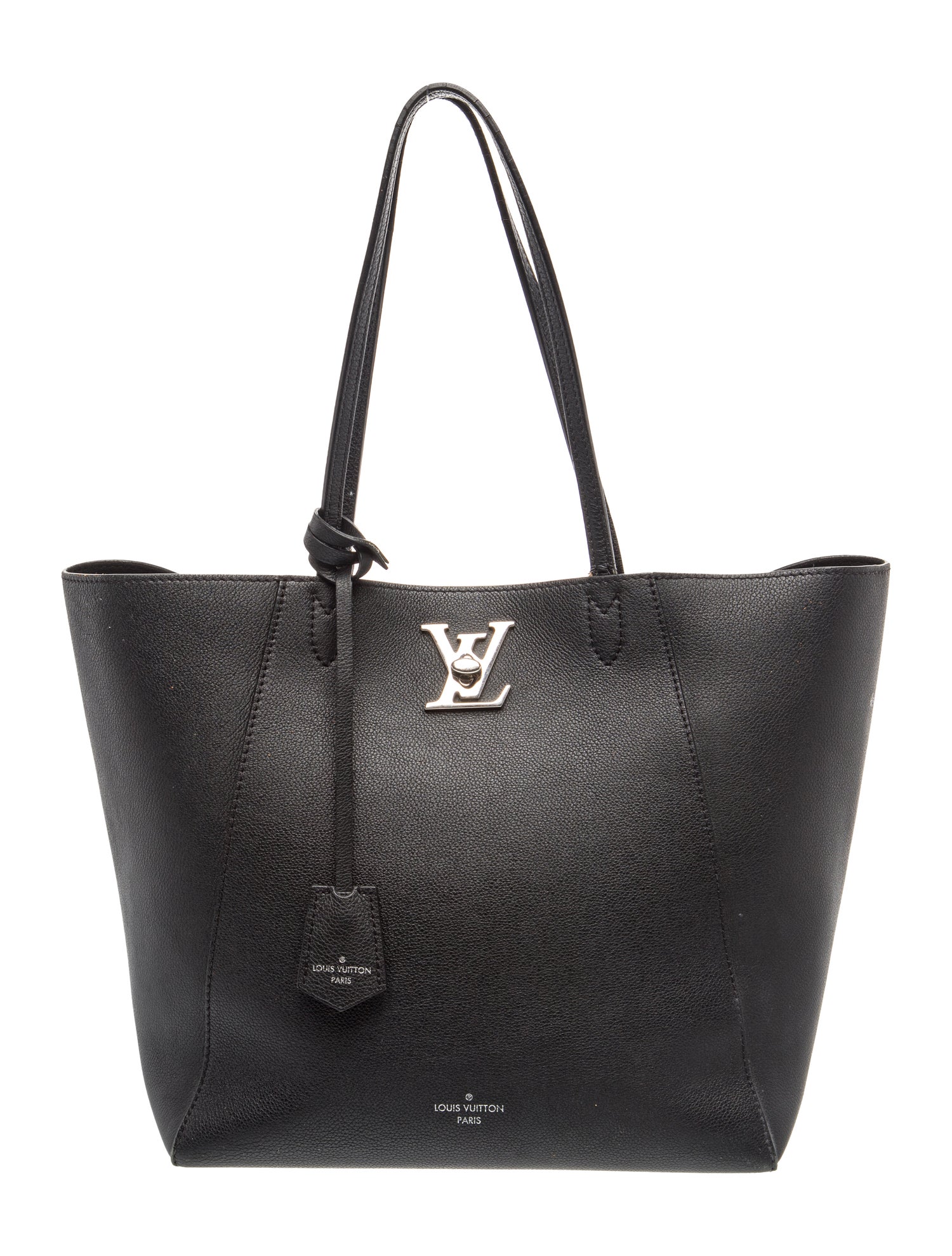 Leather Lockme Cabas