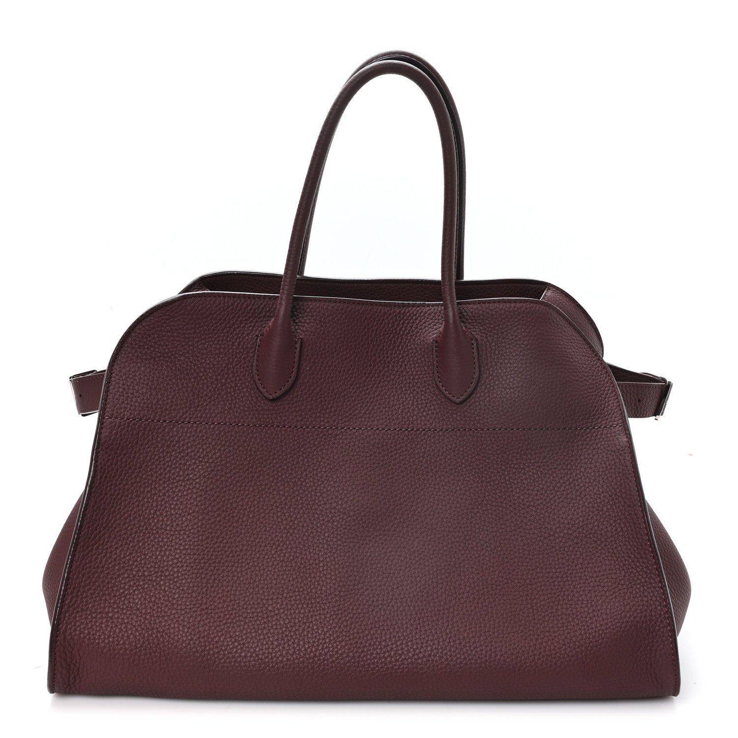 The Row Matte Grained Calfskin Soft Margaux 15 Burgundy