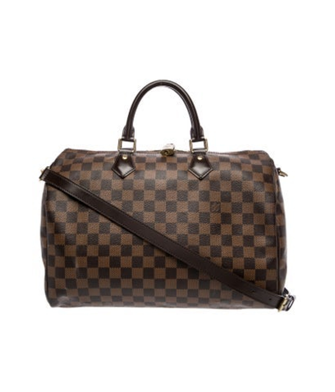 Louis Vuitton Vuitton Damier Ebene Speedy Bandouliere 35
