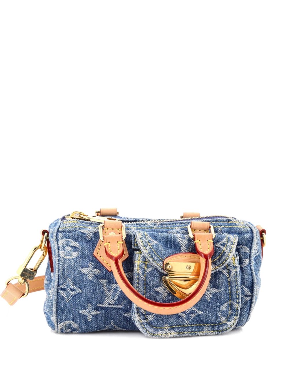 Louis Vuitton Speedy Bandouliere LV Remix Monogram Denim Nano crossbody bag