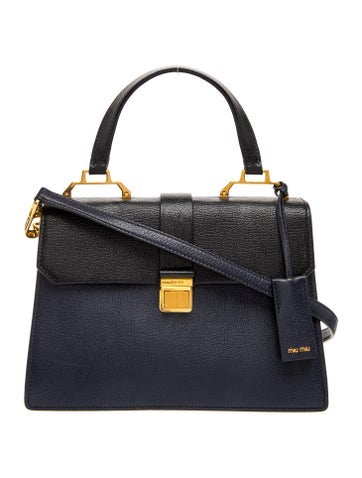 Leather Top Handle Bag