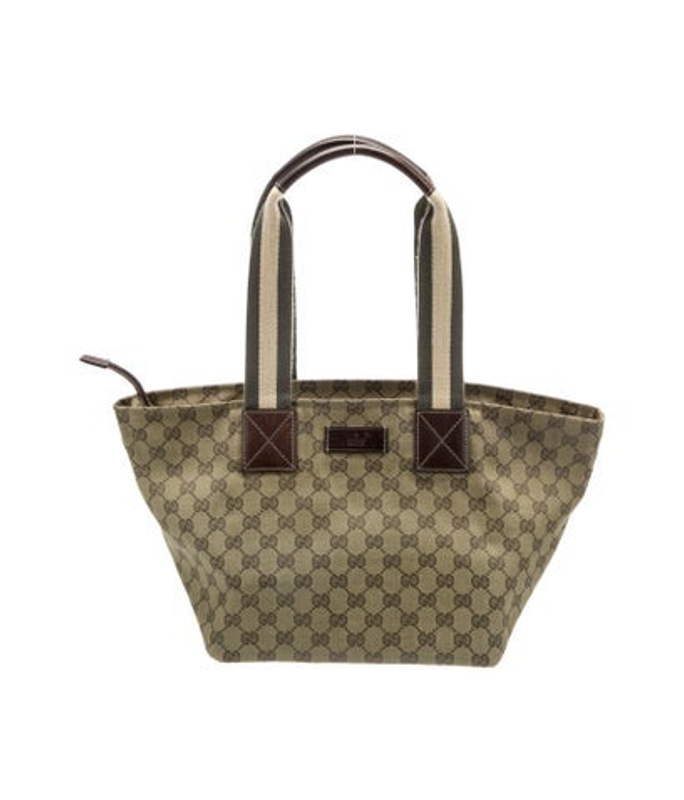 Gucci Gg Canvas Shoulder Bag Vintage