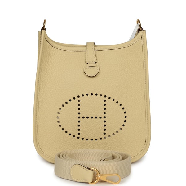 Hermes Evelyne TPM Vanille Clemence Gold Hardware