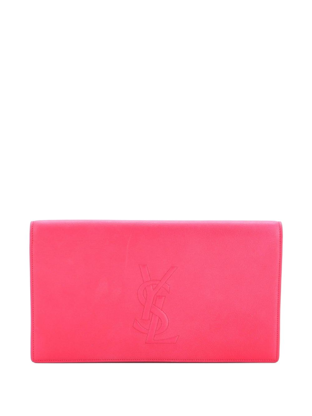 Belle de Jour Leather Large clutch bag