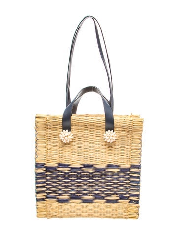 Heimat Atlantica Raffia Bucket Bag