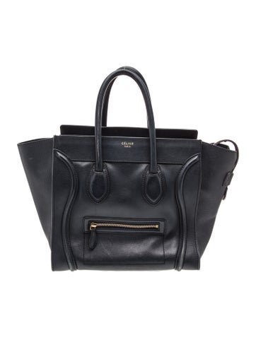 Celine Leather Luggage Mini
