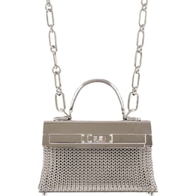 Hermes Hermès Kellymorphose Kelly Sterling Silver Sac Bijou Chaine Bag