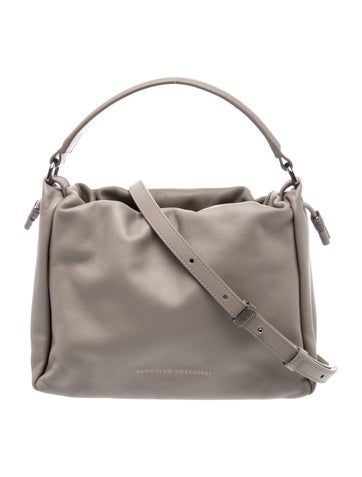 Leather Top Handle Bag