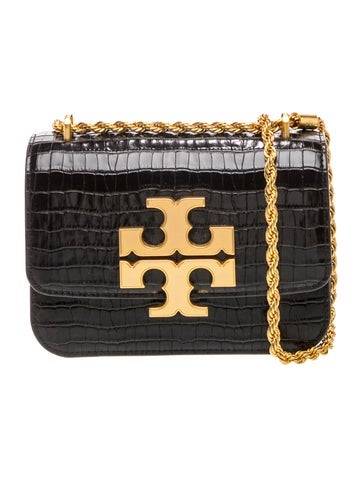 Embossed Leather Shoulder Bag