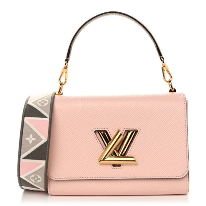 Louis Vuitton Epi Twist Shoulder Bag MM Rose Jasmine