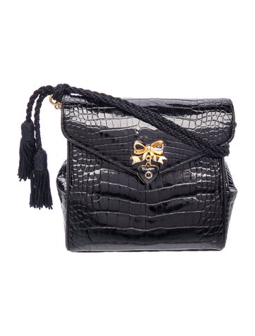 Judith Leiber Alligator Crossbody Bag Vintage