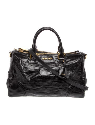 Leather Top Handle Bag