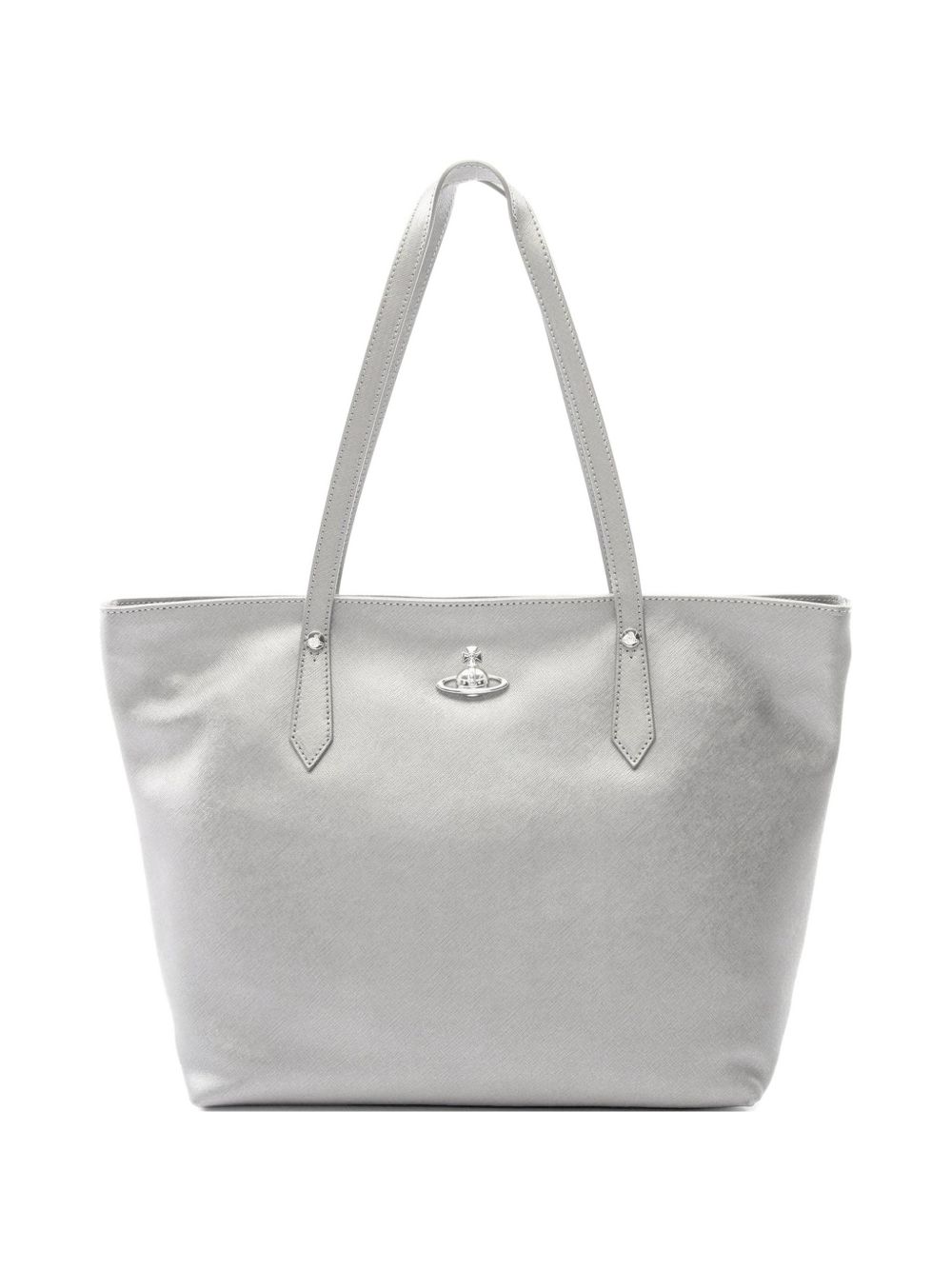 Orb leather tote bag