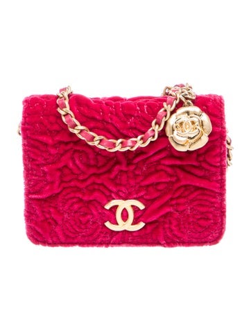 Velvet Camellia Mini Bag