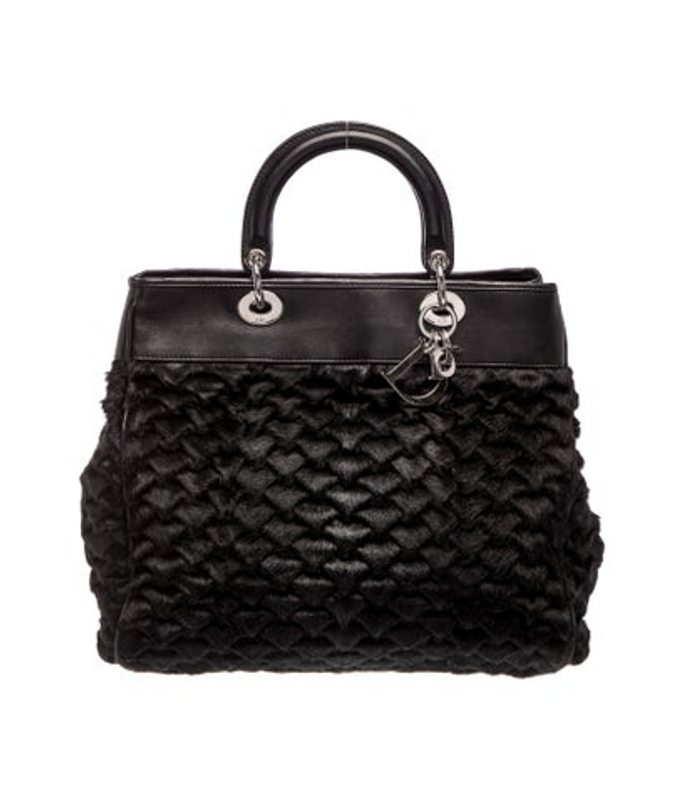 Dior Dior Fur Fur Tote Bag
