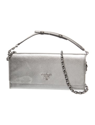 Prada Saffiano Leather Evening Bag