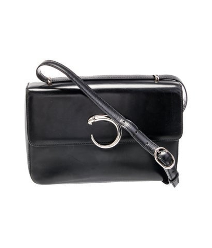 Cartier Patent Leather Shoulder Bag