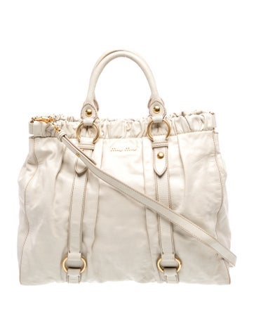 Leather Top Handle Bag