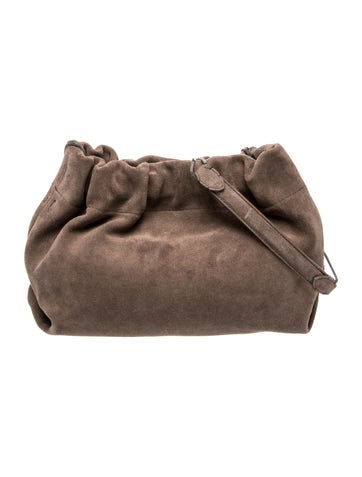 Suede Messenger Bag