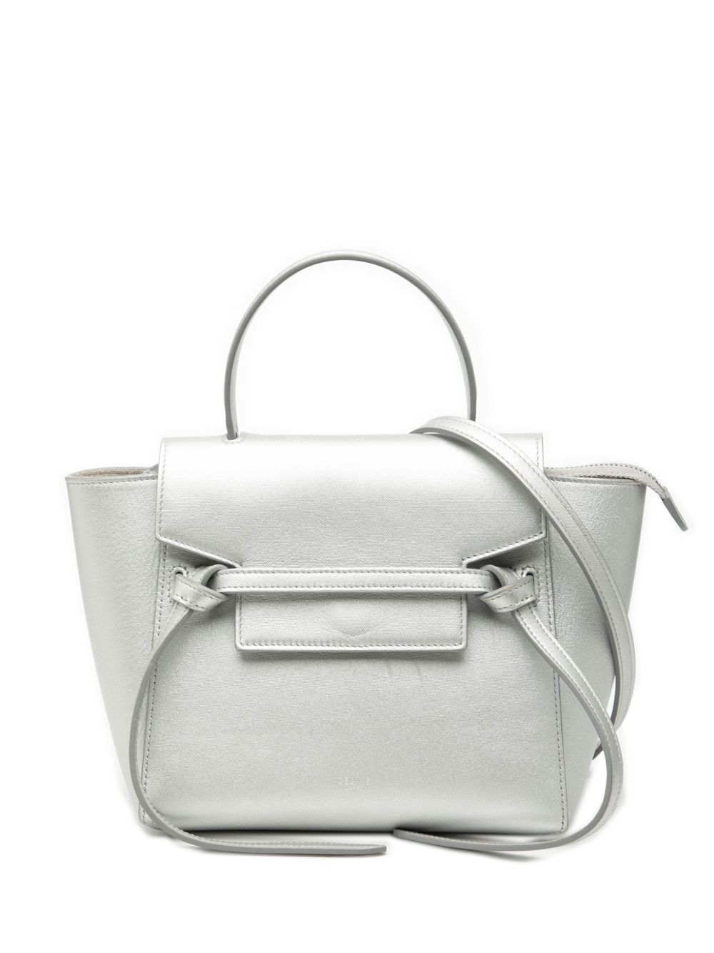 2018 Nano Laminated Calfskin Belt Bag satchel