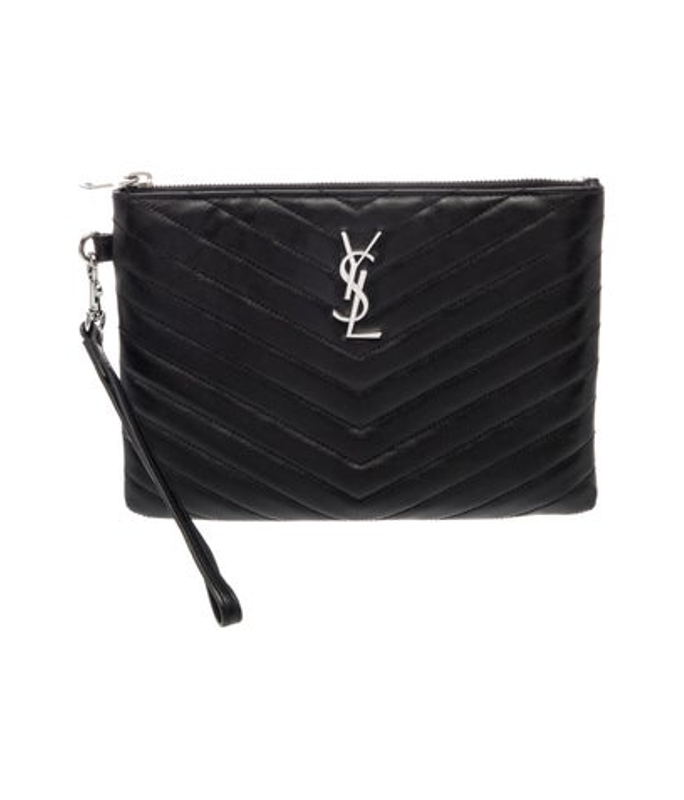 Saint Laurent Saint Laurent Leather Clutch