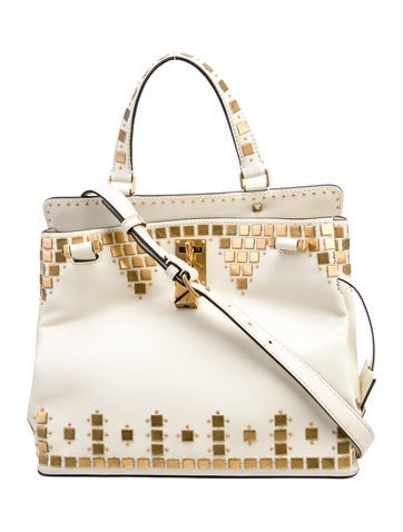 Valentino Leather Top Handle Bag