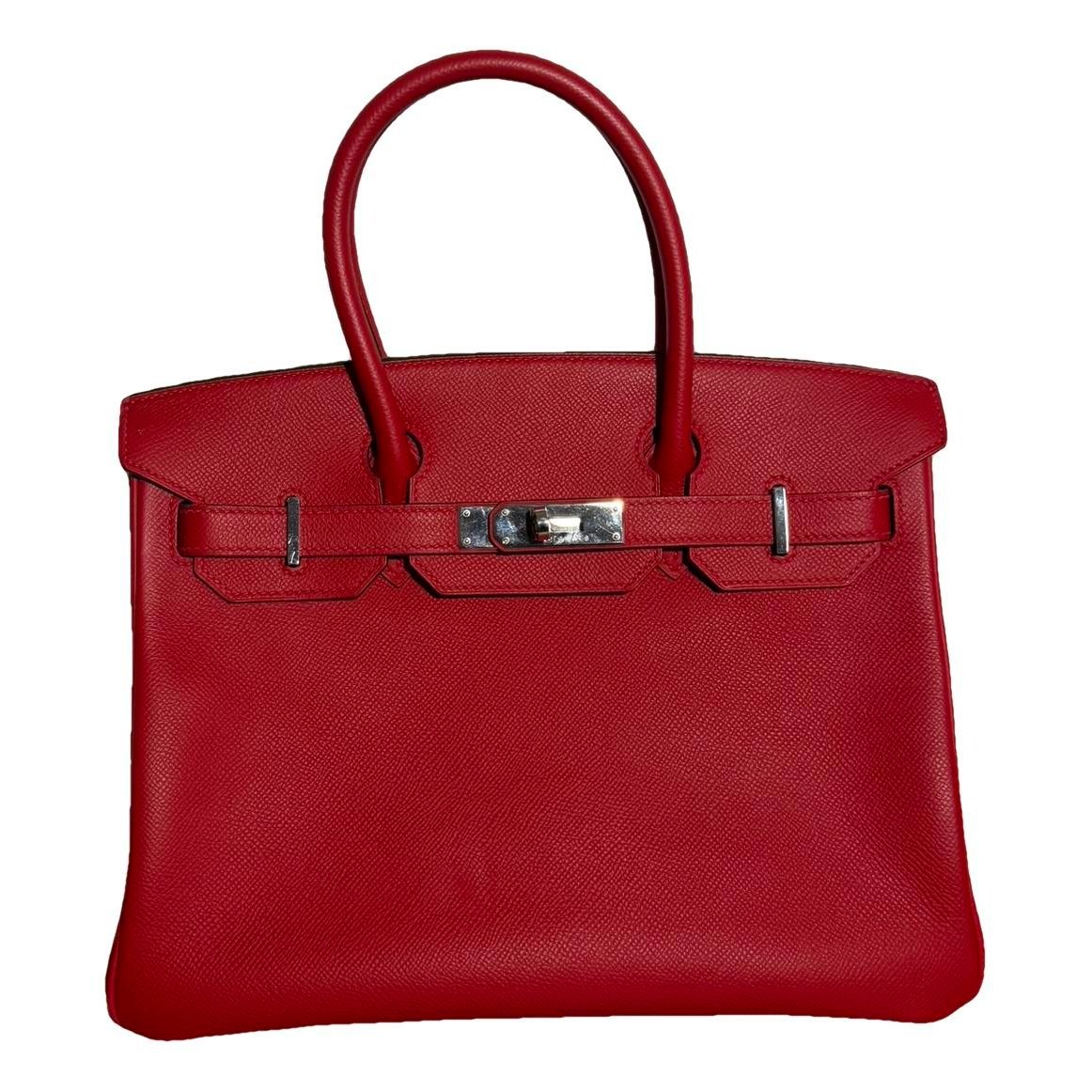 Hermes Birkin 30 Handbag Rouge Casaque 2013