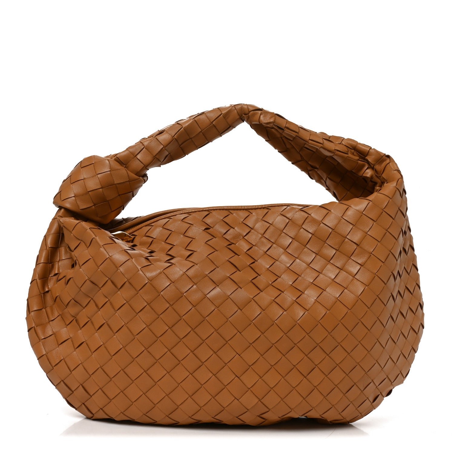 Bottega Veneta Nappa Intrecciato Small Jodie Caramel