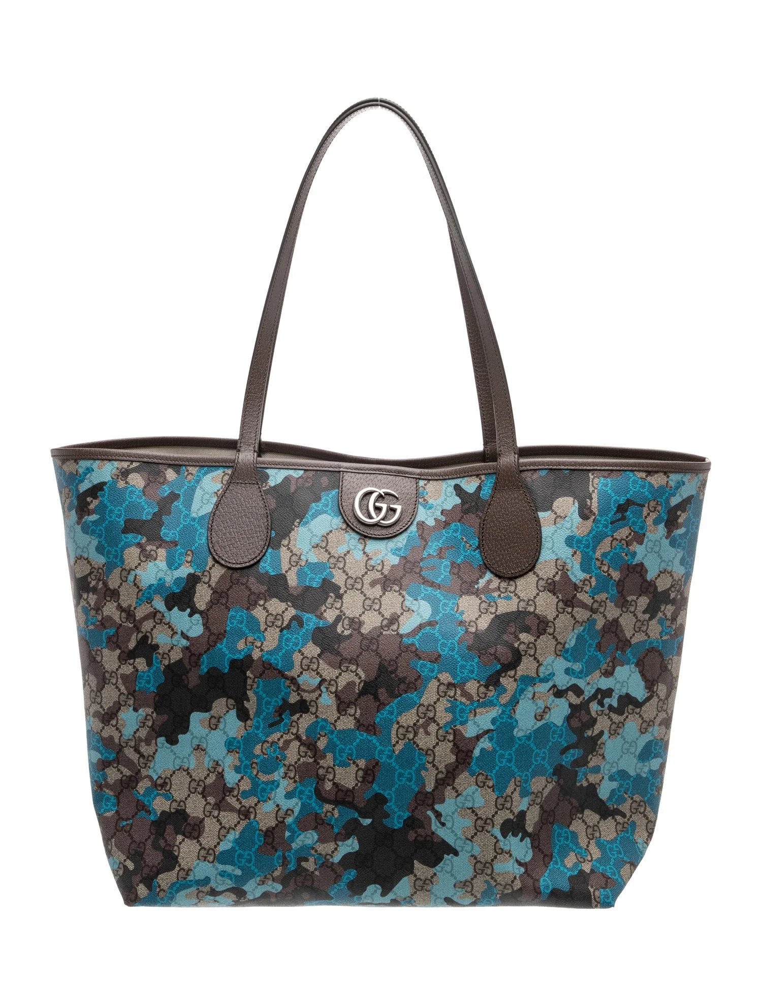 GG Supreme GG Supreme Marbled Camouflage Open Tote Bag Large