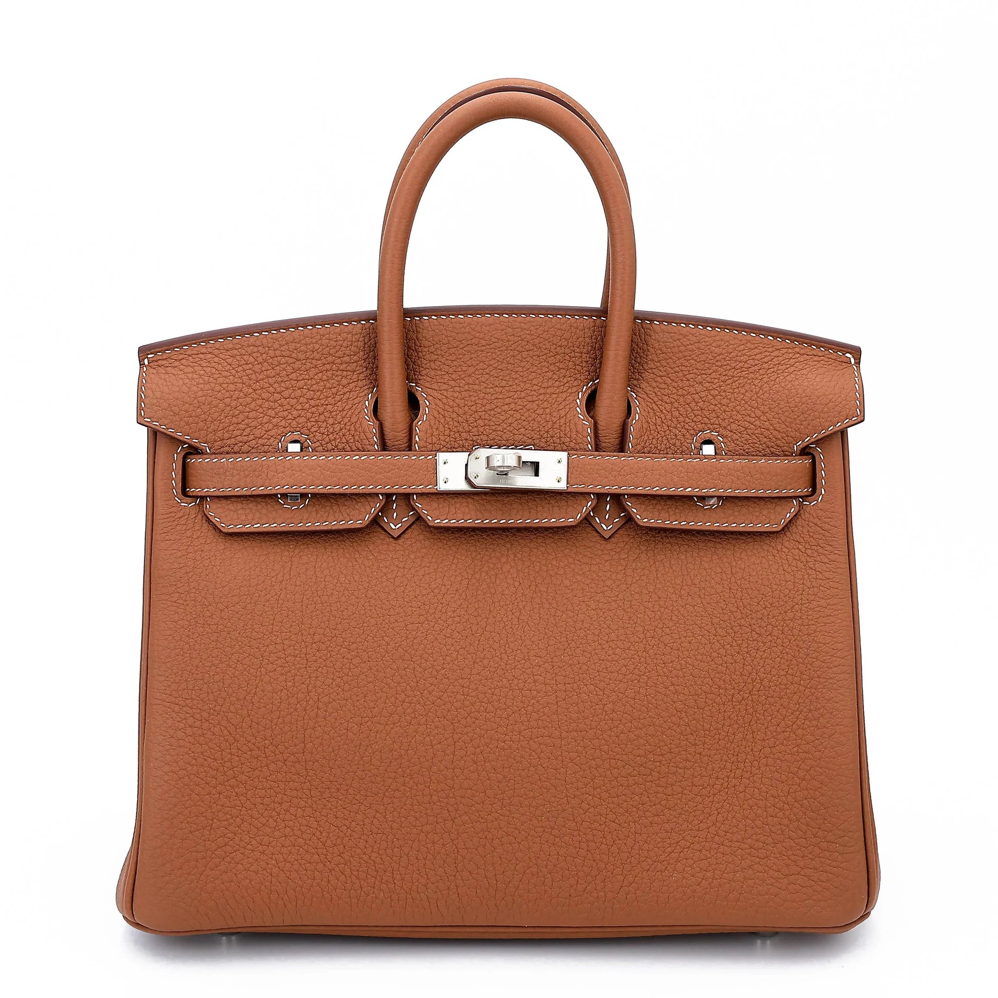 Brand New ( Rank N ) HERMÈS Birkin 25 Gold (37) Togo Brushed Palladium K (2025)