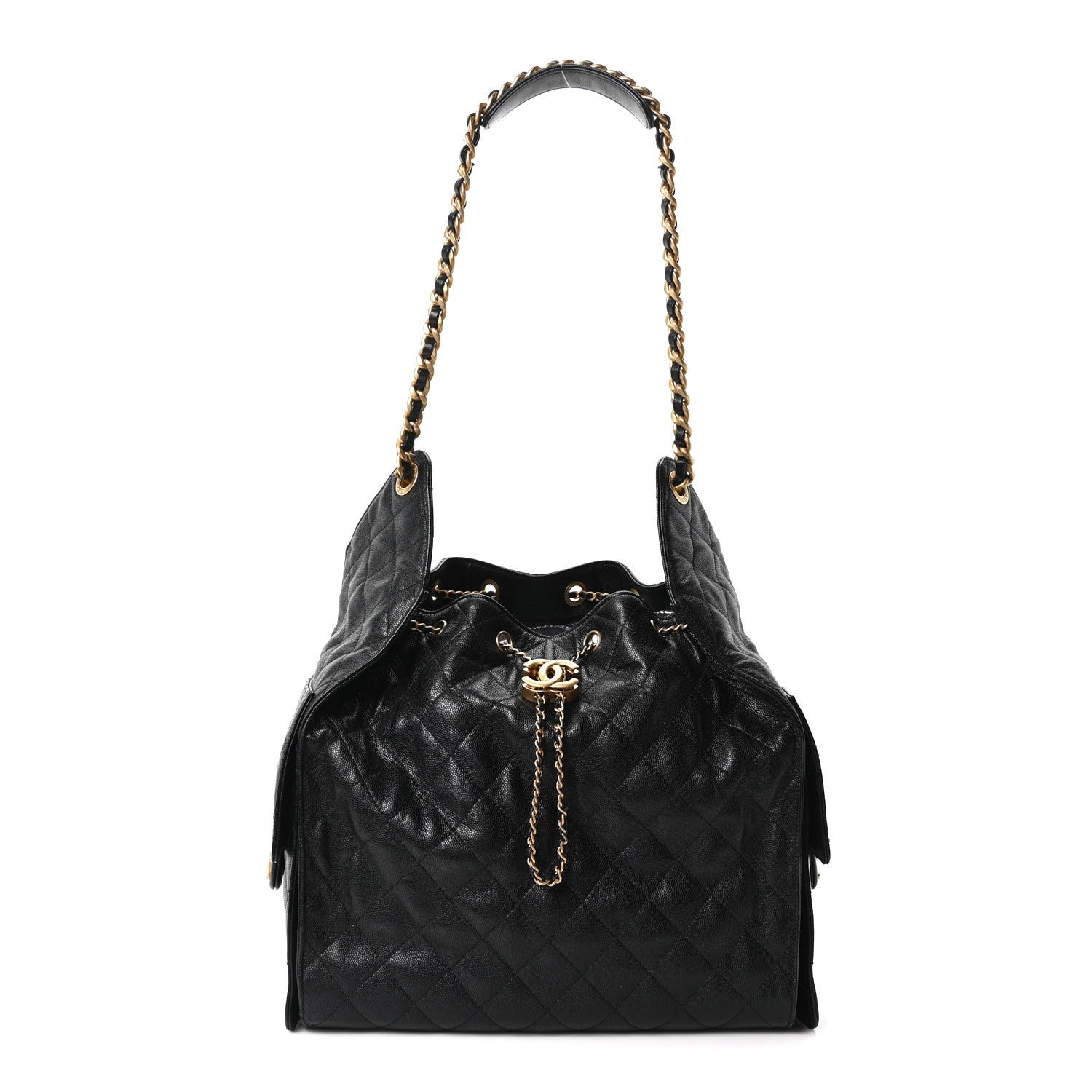 Chanel Caviar Quilted Medium Chanel 25 Handbag Black