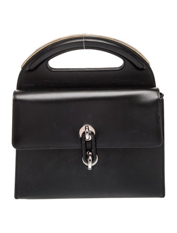 Leather Maillon Round Handle Medium