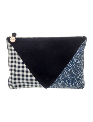 Suede Clutch