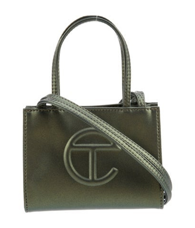 Telfar Vegan Leather Acid Shopping Bag Small
