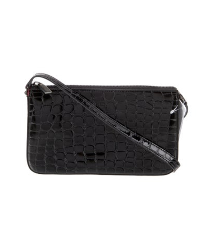 Christian Louboutin Louboutin Embossed Leather Shoulder Bag
